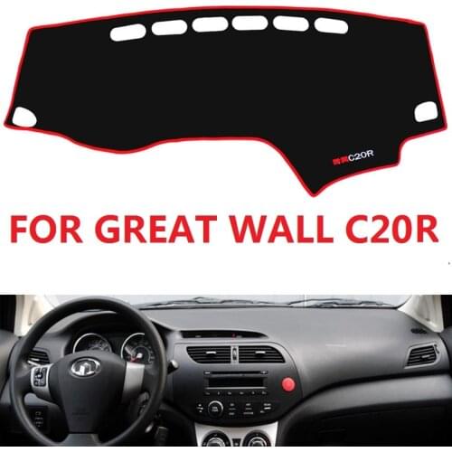 Anti-UV Dashboard Cover Dashmat Mat Pad Car Styling Sun Visor Shade Carpet For Great Wall VOLEEX C20 R