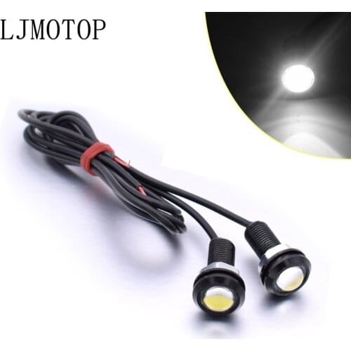 For Suzuki GSXS1000 RM X Z 250 450 250 125 DRZ400SM Eagle Eye LED Reverse Backup Light Daytime Running Signal Motorcycl Lamp
