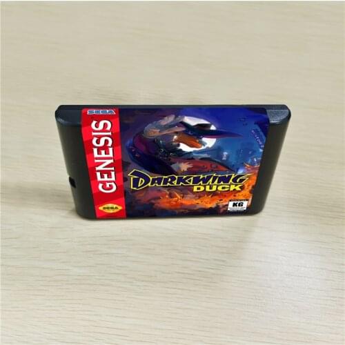 Darkwing Game Duck - 16 bit MD Games Cartridge For MegaDrive Genesis console