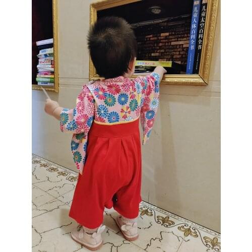 Boys Girls Baby Rompers Soft Comfortable Cotton Full Sleeves cute Infant Clothing Babe Clothes Japanese kimono Chinese Hanfu