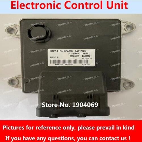 Engine Computer Board B6001021 28306169 CA112026 CFA303 MT22 ECU B6002116 CA112710 28574410 28306169 For Liebao Car