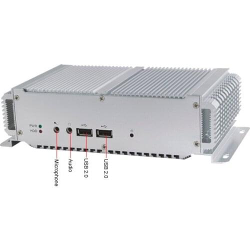 Mini fanless embedded industrial PC