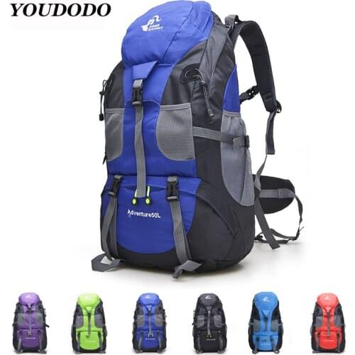 50L Mens Backpacks,Outdoor Waterproof Wear-resistant Sports Hiking Bags,Trekking Travel Backpack, Unisex Climbing Travel Bags