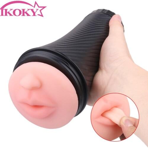 Male Masturbator Cup Realistic Vagina Anal Mouth Male Masturbator Adult Products Sex Toys for Men Masturbation Aircraft Cup