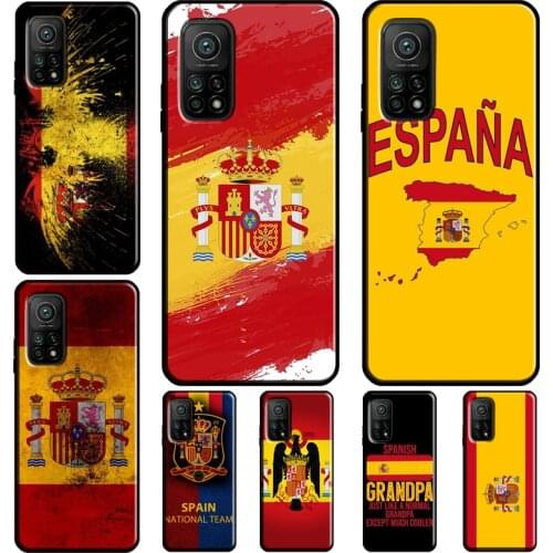 Spain Spanish flag Soft TPU Case For Xiaomi Mi 11 10T Pro POCO X3 M3 Note 10 Lite 10 9T Pro Note10 Pro Funda