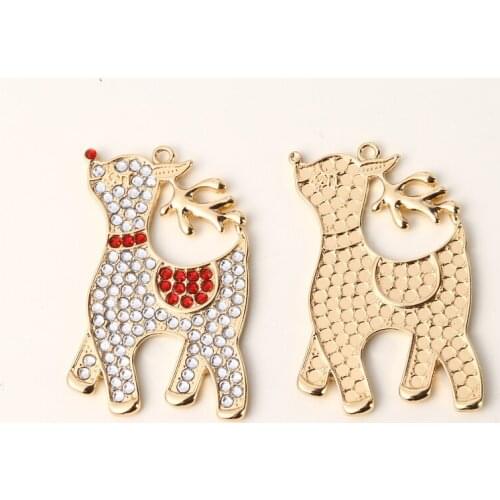 DIY Special Shaped Full Drill Diamond Painting Keychain Kits Horse Fawn Diamond Painting Cross Stitch Key Ring for Women Bag