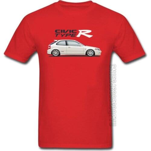 Newest Nissan Civic Type R-EK Car GTR Design T Shirt JDM Japanese Car Cool Street T-shirts O-Neck Men High Quality Drop Shipping