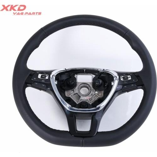 New Black Multifunction Steering Wheel Fit For J-etta MK6 New Tiguan 5NG419091 C CYT , 6C0 419 091 , 5TA 419 091
