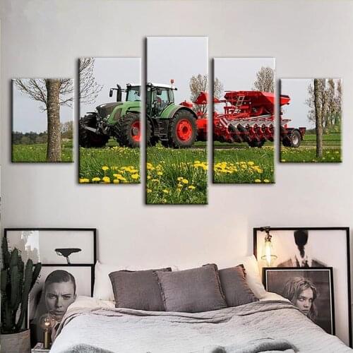 New arrival diamond painting Farm tractor diy 5d cross stitch square round full drill embroidery diamond mosaic decor home 5 pcs