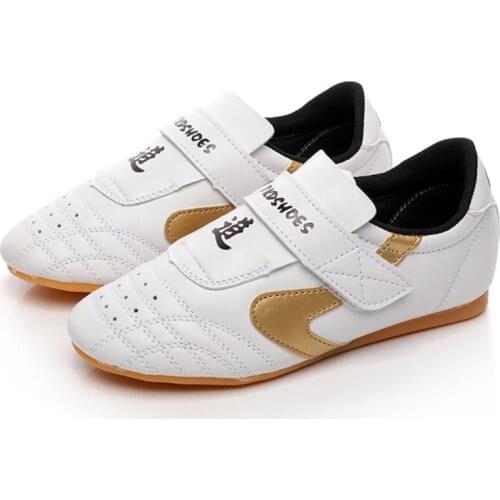 Taekwondo Shoes Child Aadult Comfortable Outsole Breathable Martial Aarts Shoes Man Women Training Shoes White
