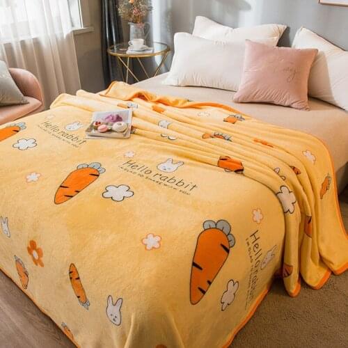 TRAVEL SHARK skin-friendly coral velvet blanket sofa bed multipurposesoft warm four seasons cover home office travel nap blanket