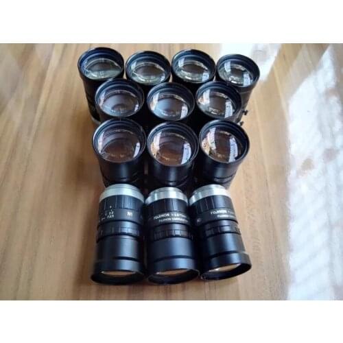 FUJINON HF75HA-1B industrial lens 75mm fixed focus camera 1:2.8 megapixel second hand 9.5 NEW