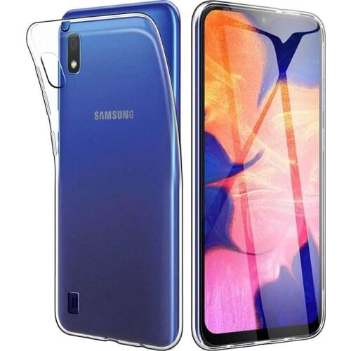 Transparent Ultra Thin Back Cover for Samsung Galaxy A10 SM-A105M DS 2019 SamsungA10 Galaxy-A10 Silica Gel TPU Phone Case Fundas