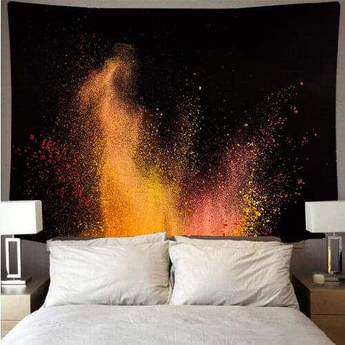 Psychedelic tapestry 3d drap mural estanterias pared decoracion home decor blanket wall tenture murale
