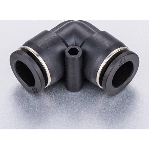 PV 1/8" 1/4" 3/8" 1/2" Pneumatic L Type elbow fitting Plastic Pipe Connector Quick Fitting