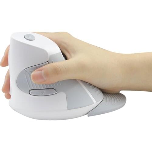 Delux M618 Gaming Mouse 800/1200/1600DPI Optical Mause 6D Ergonomic Vertical Mouse Right Hand Micewith Wrist Rest For PC Laptop