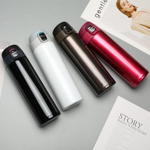 High Quality Portable Thermos Bottle Girl/Boy Stainless Steel Water Bottle Vacuum Flasks Insulated Cup High Capacity Student Tra