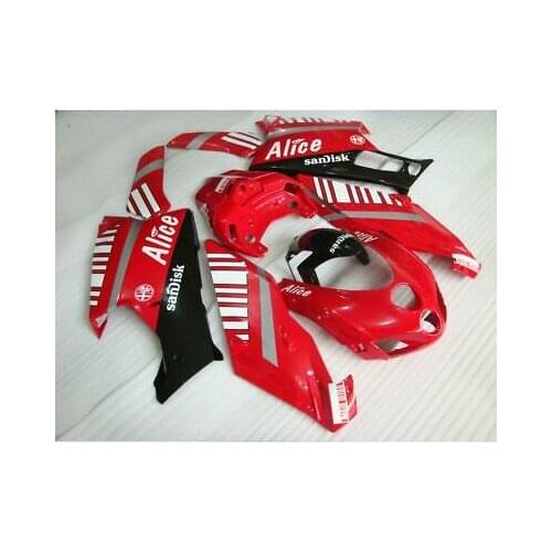 Wotefusi New ABS Injection Molding Bodywork Fairing For 2005 2006 DUCATI 999 749 (C)