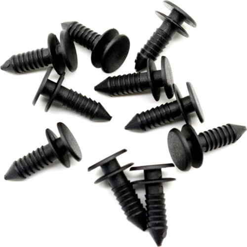 20pcs Black Nylon Door Pannel Clips Trim Mountings Fastener Screws for Land Rover Discovery I II DKP5279L