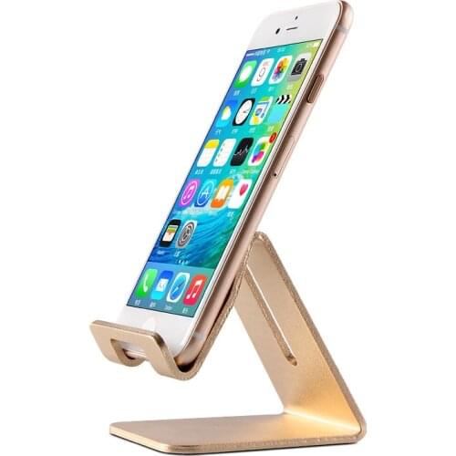 Aluminum Universal Mobile Cell Phone Desk Table Desktop Stand Holder For Samsung Xiaom180 Degree Rotation For Cell Phone Tablet