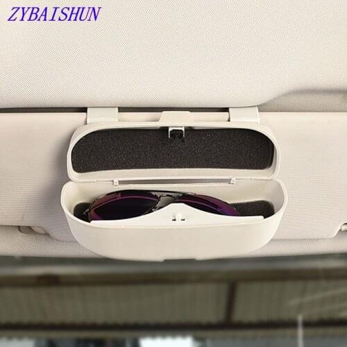 ABS Car Eyewear Cases Car Sunshade Solar Holder Accessories for Citroen C-Quatre C-Triomphe Picasso C1 C2 C3 C4 C4L C5 Elysee