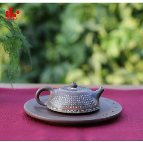 Chinese Handmade Teapots Nixing Clay no Yixing Teapot Carveled oolong Tea Set 130ml kamjove for puer tea Exquisite packaging