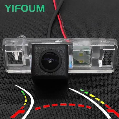 YIFOUM Dynamic Trajectory Tracks Car Rear View Camera For Nissan Tone Micra Note Juke Patrol Qashqai Primera Patrol X-Trail
