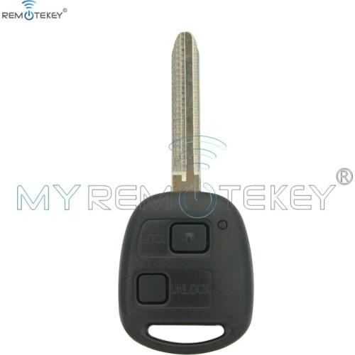 Remtekey Remote Key 2 Buttons 315mhz 4c/4d67 Chip For Toyota Prado Avensis Tarago 120 Rav4 Kluger 2003 -2009 Toy43