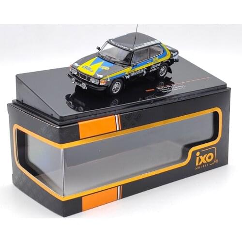 IXO 1:43 For SAAB 99 EMS #1 P.Eklund B.Cederberg Swedish Rally 1977 RAC298 Diecast Models Car Limited Collection
