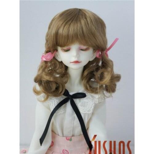 JD367 1/4 MSD Cute BJD synthetic mohair Doll wigs size 7-8 inch fashion doll wigs on top quality