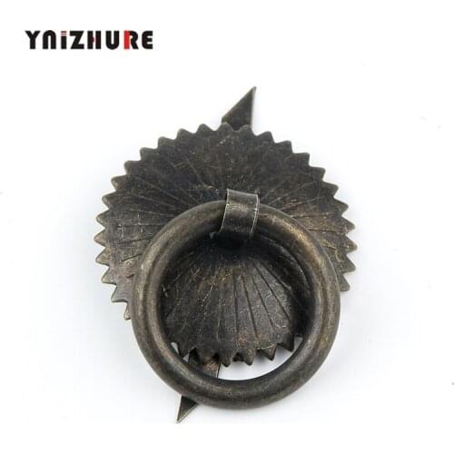 2pcs 45*59mm Antique Traditional Retro Style Ceramic Wood Box Wooden Jug Handle Mini Handle Small Drawer Teapot Jug