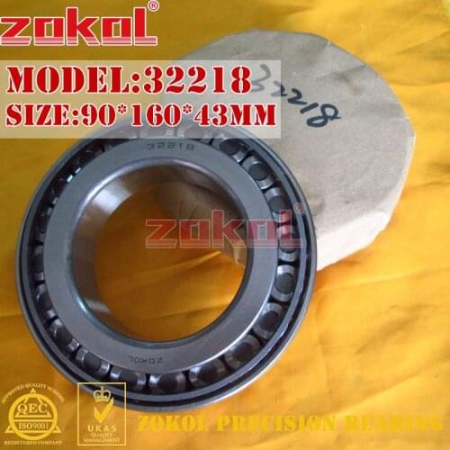 ZOKOL bearing 32218 7518E Tapered Roller Bearing 90*160*43mm