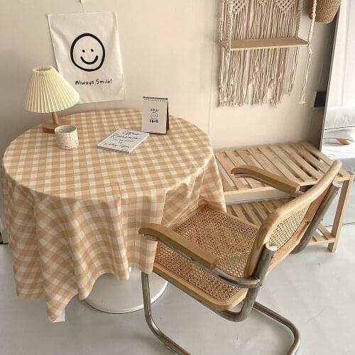 Korea Tablecloths Table Cloth Cover Coffee Wedding Decoration Tablecloth Room Round Picnic Mat Blanket Tableware