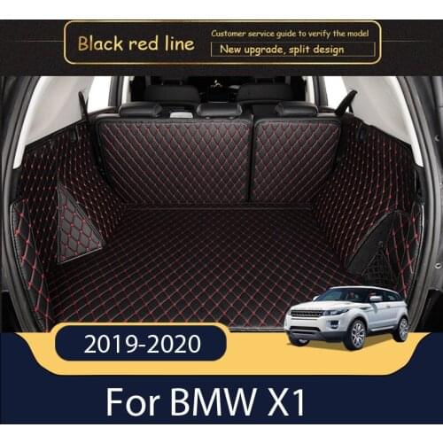 The Trunk Cargo Leather Liner Car Boot Liner Cargo Compartment Floor Carpet Mud Kick For BMW X1 F48 2019-2020