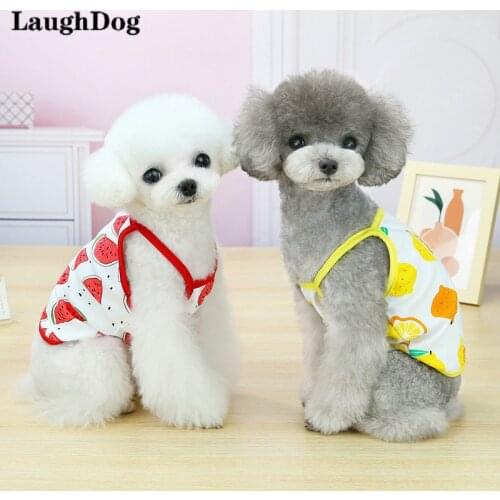 Summer Spring Dog Clothes Thin Cool Dog Vest Dogs Clothing For Small Cats Dogs Clothes Chihuahua French bulldog Pet Clothing Pug