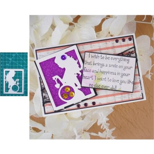 YaMinSanNiO Metal Cutting Dies Cut Die Mold Pregnant Woman Decoration Scrapbook Paper Craft Knife Mould Blade Punch Stencils Die