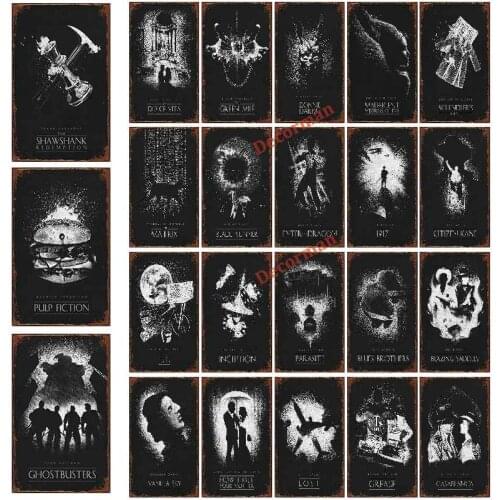 [ Mike86 ] Movie Collection Metal Sign Vintage SHAWSHANK Wall Posters Cinema Painting Gift art decor for Bar LTA-1771 30X15 CM