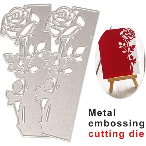 Fashion Rose Flower Metal steel Die Cuts Cutting Dies stencils For DIY Scrapbooking Photo Album Embossing paper Cards crafts
