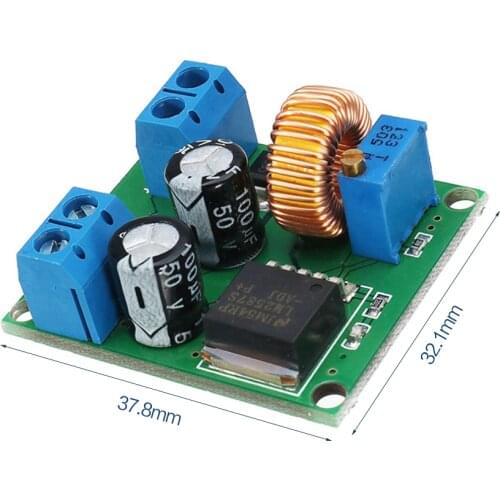 DC-DC 3V5V12V to 19V24V30V36V Adjustable High-Power Booster Regulated Step Up Power Supply Module Converters Component