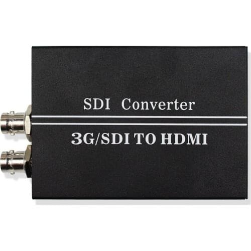 SDI to HDMI Converter, SDI to HDMI Audio De-embedder Support 3G-SDI, HD-SDI, SD-SDI Format Detection and Stereo Audio