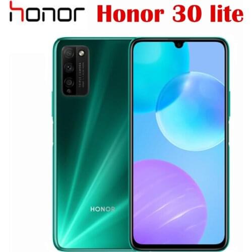 Original Official New Honor 30 Lite 5G Smartphone MTK6873 6.5inch LCD 2400x1080P 48.0MP Camera 4000Mah 22.5W Super Charge