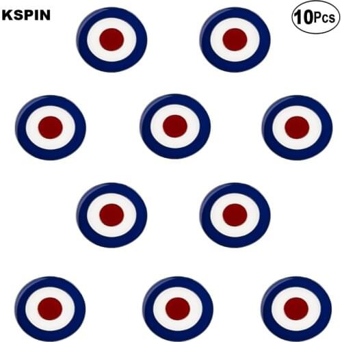 MOD Target Lapel Pin Flag badge Brooch Pins Badges 10Pcs a Lot