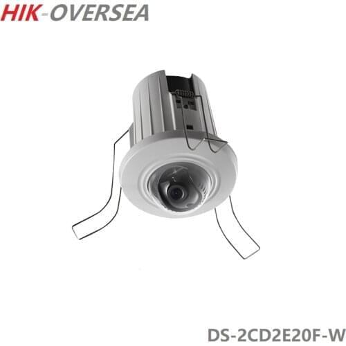 HIKVISION 2MP Recessed Mount Dome DS-2CD2E20F-W Original International Version WiFi H.264 Support Hik-Connect App