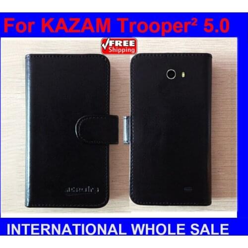 KAZAM Trooper2 5 Case High Quality Factory Price Flip Leather Original Exclusive Case for KAZAM Trooper2 5 Case tracking number
