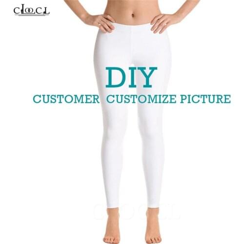 CLOOCL Fashion DIY Legging Womens 3D Digital Printing Leggings Customized Women Fitness Leggings Drop Shipping
