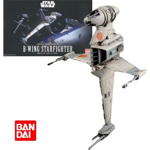 Bandai Star Wars 6 B-Wing Starfighter 1/72 Return of The Jedi Assembly Assembling Model Collection Toys Birthday Christmas Gift
