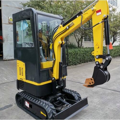 1 Ton Cabin Closed Mini Excavator With Cheap Price From China