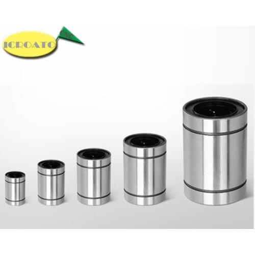 10pcs/lot LM6UU LM8UU LM10UU LM12UU LM16UU Linear Bushing 8mm CNC Linear Bearings for Rods Liner Rail Linear Shaft Parts