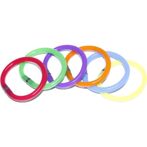 5pcs/set Flexible Bracelet Ball Pen Plastic Bangle Ballpoint Wristlet School