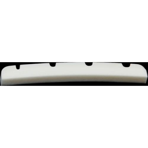 Slotted Bridge Bone Nut Instrument Accs For 4 String Electric Bass Guitar